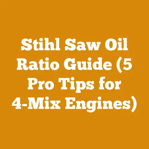 Stihl Saw Oil Ratio Guide (5 Pro Tips for 4-Mix Engines)