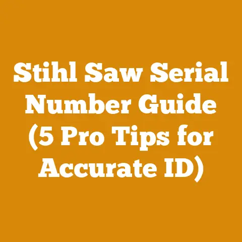 Stihl Saw Serial Number Guide (5 Pro Tips for Accurate ID)