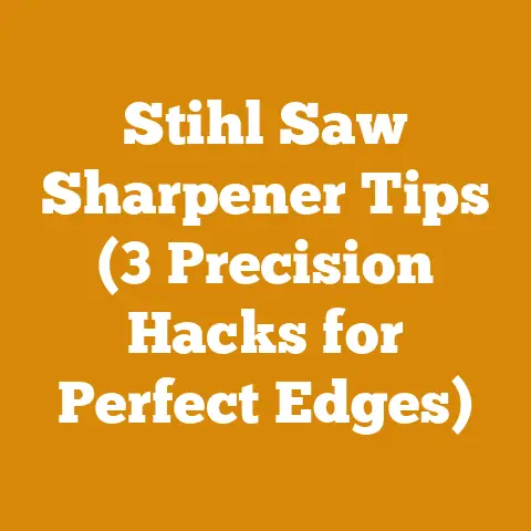 Stihl Saw Sharpener Tips (3 Precision Hacks for Perfect Edges)