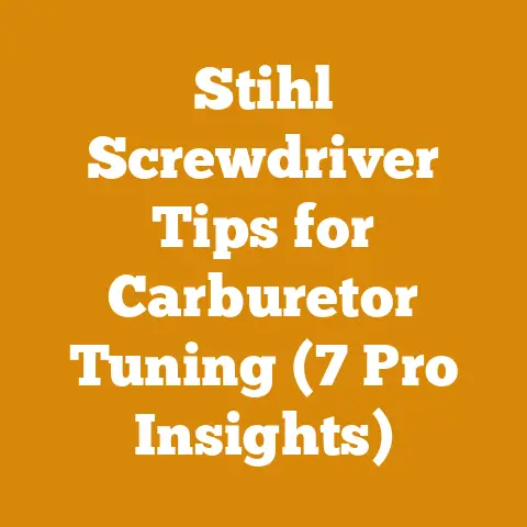 Stihl Screwdriver Tips for Carburetor Tuning (7 Pro Insights)