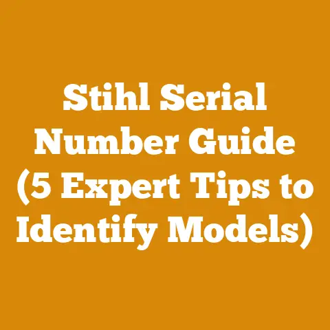 Stihl Serial Number Guide (5 Expert Tips to Identify Models)