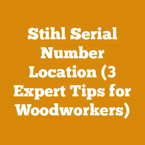 Stihl Serial Number Location (3 Expert Tips for Woodworkers)