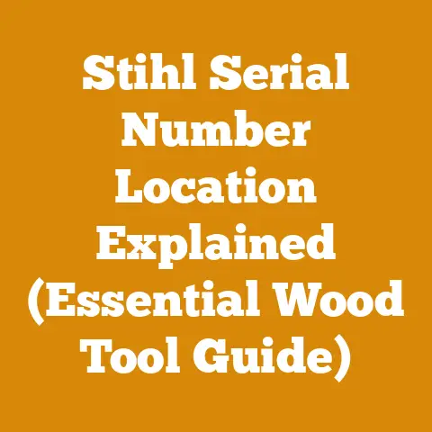 Stihl Serial Number Location Explained (Essential Wood Tool Guide)