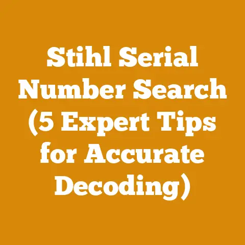 Stihl Serial Number Search (5 Expert Tips for Accurate Decoding)