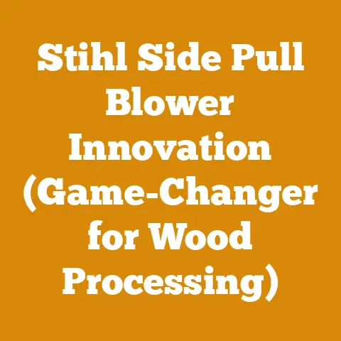Stihl Side Pull Blower Innovation (Game-Changer for Wood Processing)