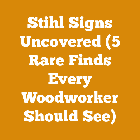 Stihl Signs Uncovered (5 Rare Finds Every Woodworker Should See)