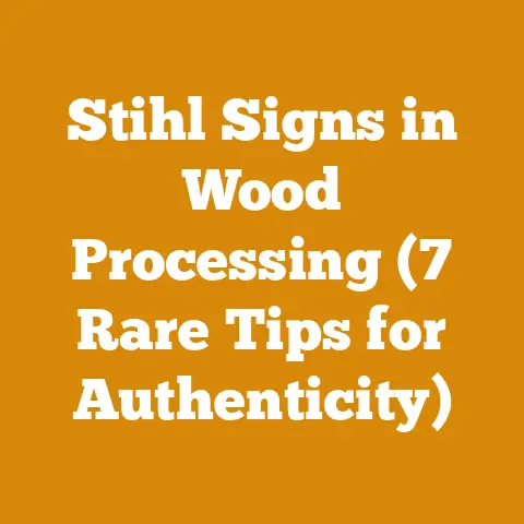 Stihl Signs in Wood Processing (7 Rare Tips for Authenticity)