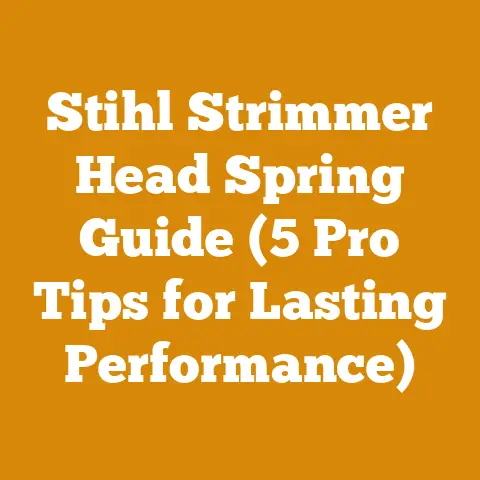 Stihl Strimmer Head Spring Guide (5 Pro Tips for Lasting Performance)