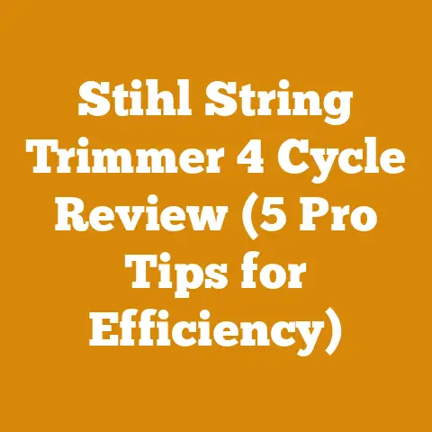 Stihl String Trimmer 4 Cycle Review (5 Pro Tips for Efficiency)