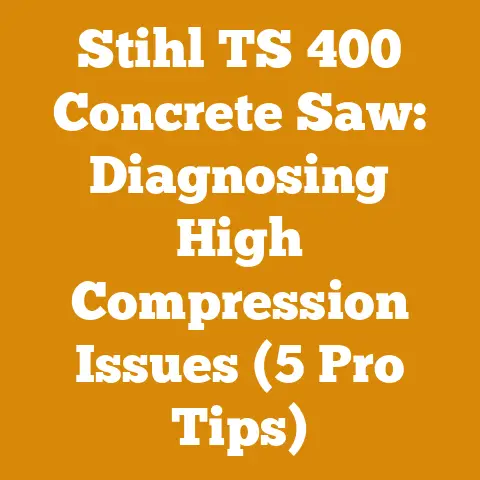 Stihl TS 400 Concrete Saw: Diagnosing High Compression Issues (5 Pro Tips)