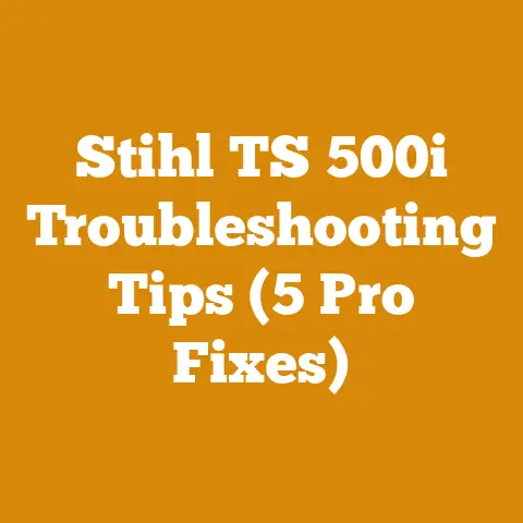Stihl TS 500i Troubleshooting Tips (5 Pro Fixes)