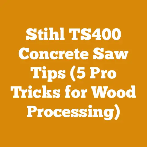 Stihl TS400 Concrete Saw Tips (5 Pro Tricks for Wood Processing)