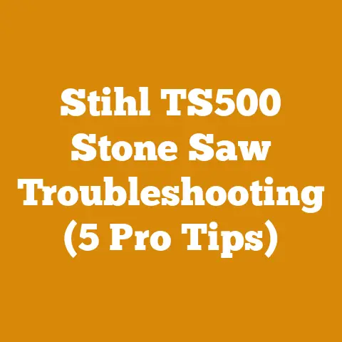 Stihl TS500 Stone Saw Troubleshooting (5 Pro Tips)