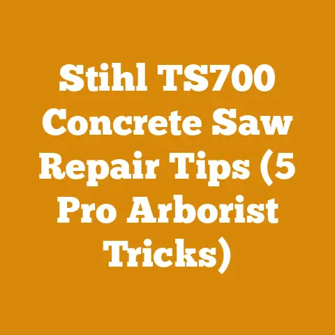 Stihl TS700 Concrete Saw Repair Tips (5 Pro Arborist Tricks)
