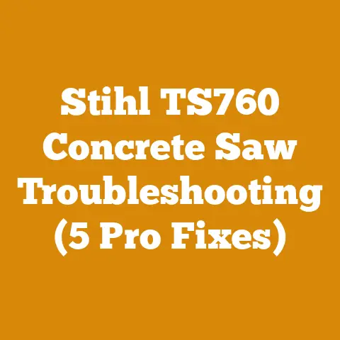 Stihl TS760 Concrete Saw Troubleshooting (5 Pro Fixes)