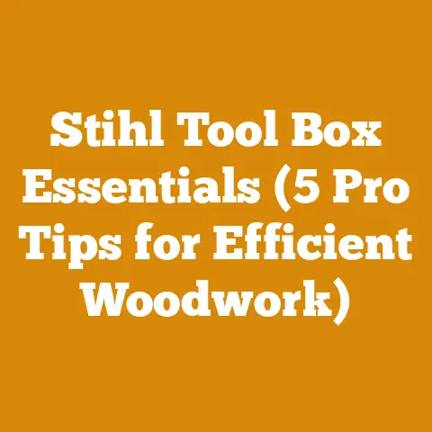 Stihl Tool Box Essentials (5 Pro Tips for Efficient Woodwork)