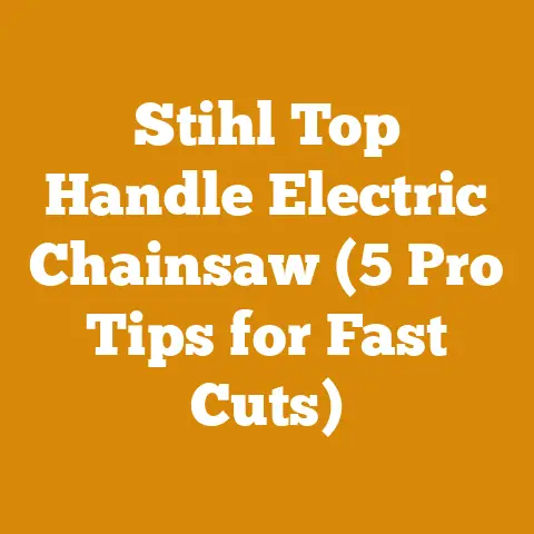 Stihl Top Handle Electric Chainsaw (5 Pro Tips for Fast Cuts)