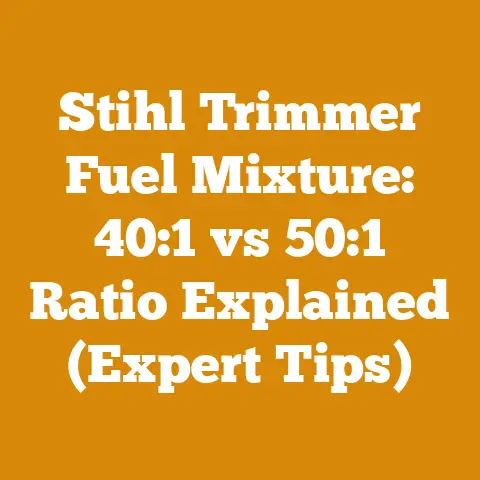 Stihl Trimmer Fuel Mixture: 40:1 vs 50:1 Ratio Explained (Expert Tips)