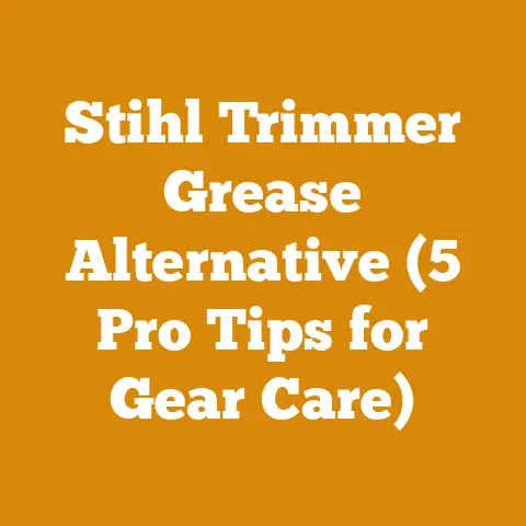 Stihl Trimmer Grease Alternative (5 Pro Tips for Gear Care)