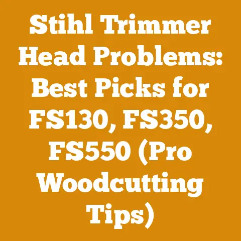 Stihl Trimmer Head Problems: Best Picks for FS130, FS350, FS550 (Pro Woodcutting Tips)