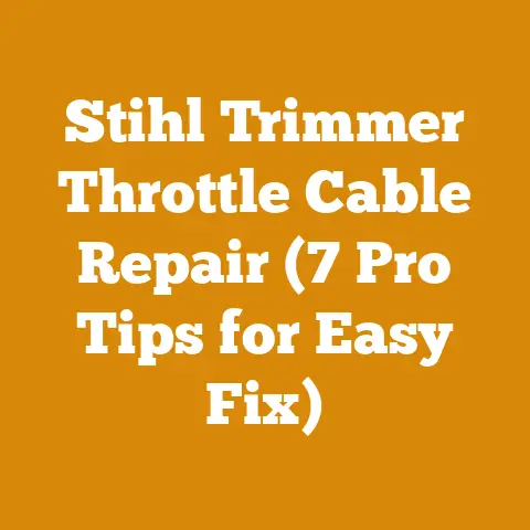 Stihl Trimmer Throttle Cable Repair (7 Pro Tips for Easy Fix)