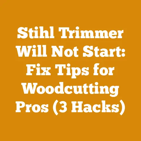 Stihl Trimmer Will Not Start: Fix Tips for Woodcutting Pros (3 Hacks)