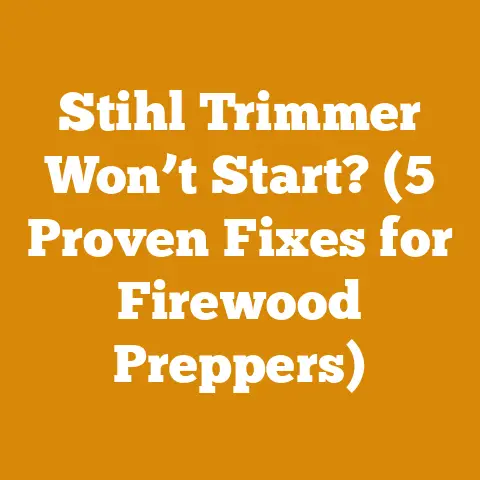 Stihl Trimmer Won’t Start? (5 Proven Fixes for Firewood Preppers)