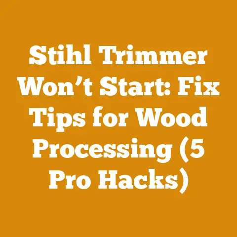 Stihl Trimmer Won’t Start: Fix Tips for Wood Processing (5 Pro Hacks)