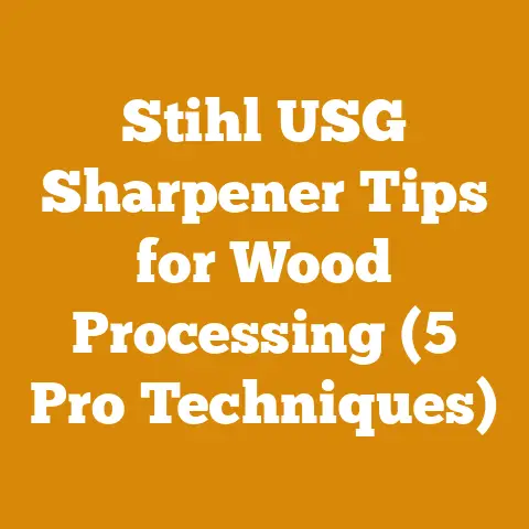 Stihl USG Sharpener Tips for Wood Processing (5 Pro Techniques)