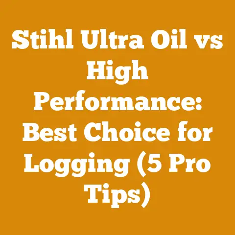 Stihl Ultra Oil vs High Performance: Best Choice for Logging (5 Pro Tips)
