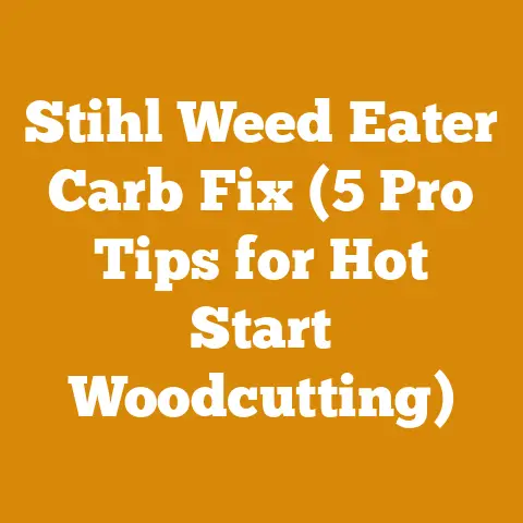 Stihl Weed Eater Carb Fix (5 Pro Tips for Hot Start Woodcutting)