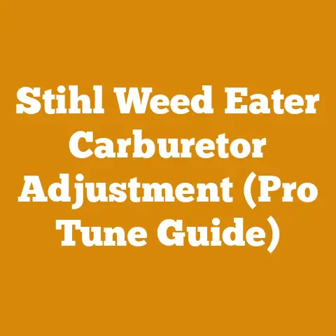 Stihl Weed Eater Carburetor Adjustment (Pro Tune Guide)