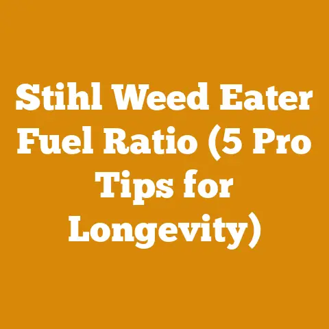 Stihl Weed Eater Fuel Ratio (5 Pro Tips for Longevity)