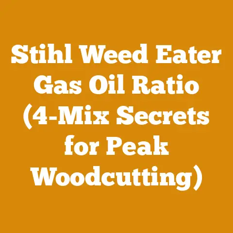 Stihl Weed Eater Gas Oil Ratio (4-Mix Secrets for Peak Woodcutting)