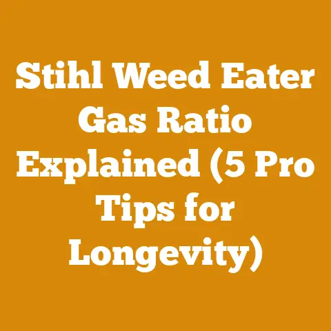 Stihl Weed Eater Gas Ratio Explained (5 Pro Tips for Longevity)