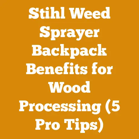 Stihl Weed Sprayer Backpack Benefits for Wood Processing (5 Pro Tips)