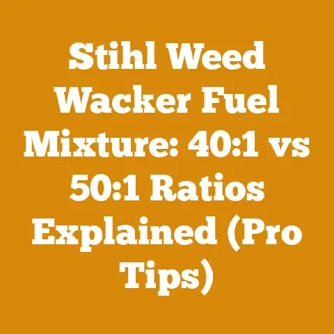 Stihl Weed Wacker Fuel Mixture: 40:1 vs 50:1 Ratios Explained (Pro Tips)