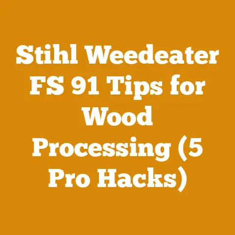 Stihl Weedeater FS 91 Tips for Wood Processing (5 Pro Hacks)