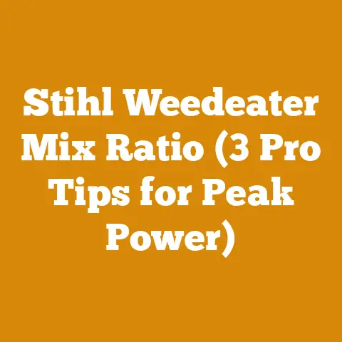 Stihl Weedeater Mix Ratio (3 Pro Tips for Peak Power)