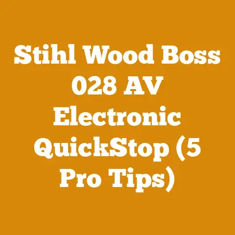 Stihl Wood Boss 028 AV Electronic QuickStop (5 Pro Tips)