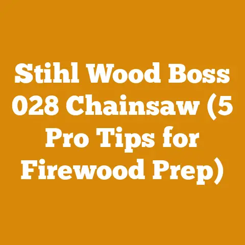 Stihl Wood Boss 028 Chainsaw (5 Pro Tips for Firewood Prep)