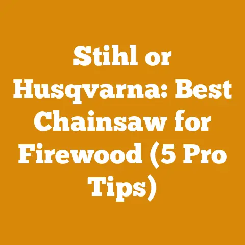 Stihl or Husqvarna: Best Chainsaw for Firewood (5 Pro Tips)