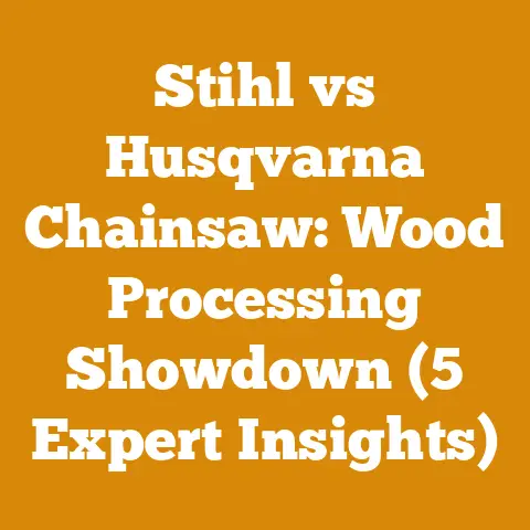 Stihl vs Husqvarna Chainsaw: Wood Processing Showdown (5 Expert Insights)