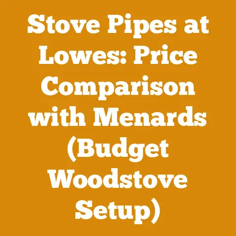 Stove Pipes at Lowes: Price Comparison with Menards (Budget Woodstove Setup)
