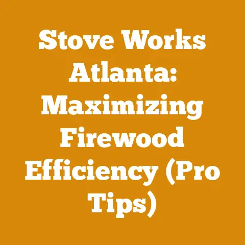 Stove Works Atlanta: Maximizing Firewood Efficiency (Pro Tips)