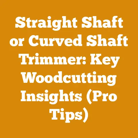 Straight Shaft or Curved Shaft Trimmer: Key Woodcutting Insights (Pro Tips)