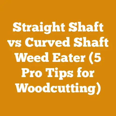 Straight Shaft vs Curved Shaft Weed Eater (5 Pro Tips for Woodcutting)
