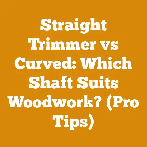 Straight Trimmer vs Curved: Which Shaft Suits Woodwork? (Pro Tips)