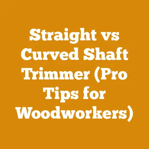 Straight vs Curved Shaft Trimmer (Pro Tips for Woodworkers)