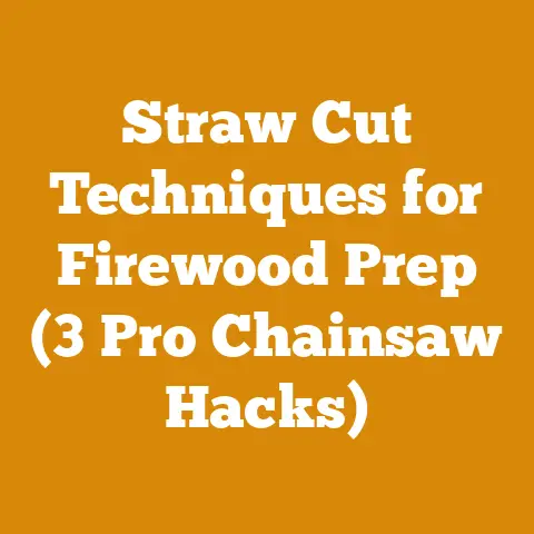 Straw Cut Techniques for Firewood Prep (3 Pro Chainsaw Hacks)